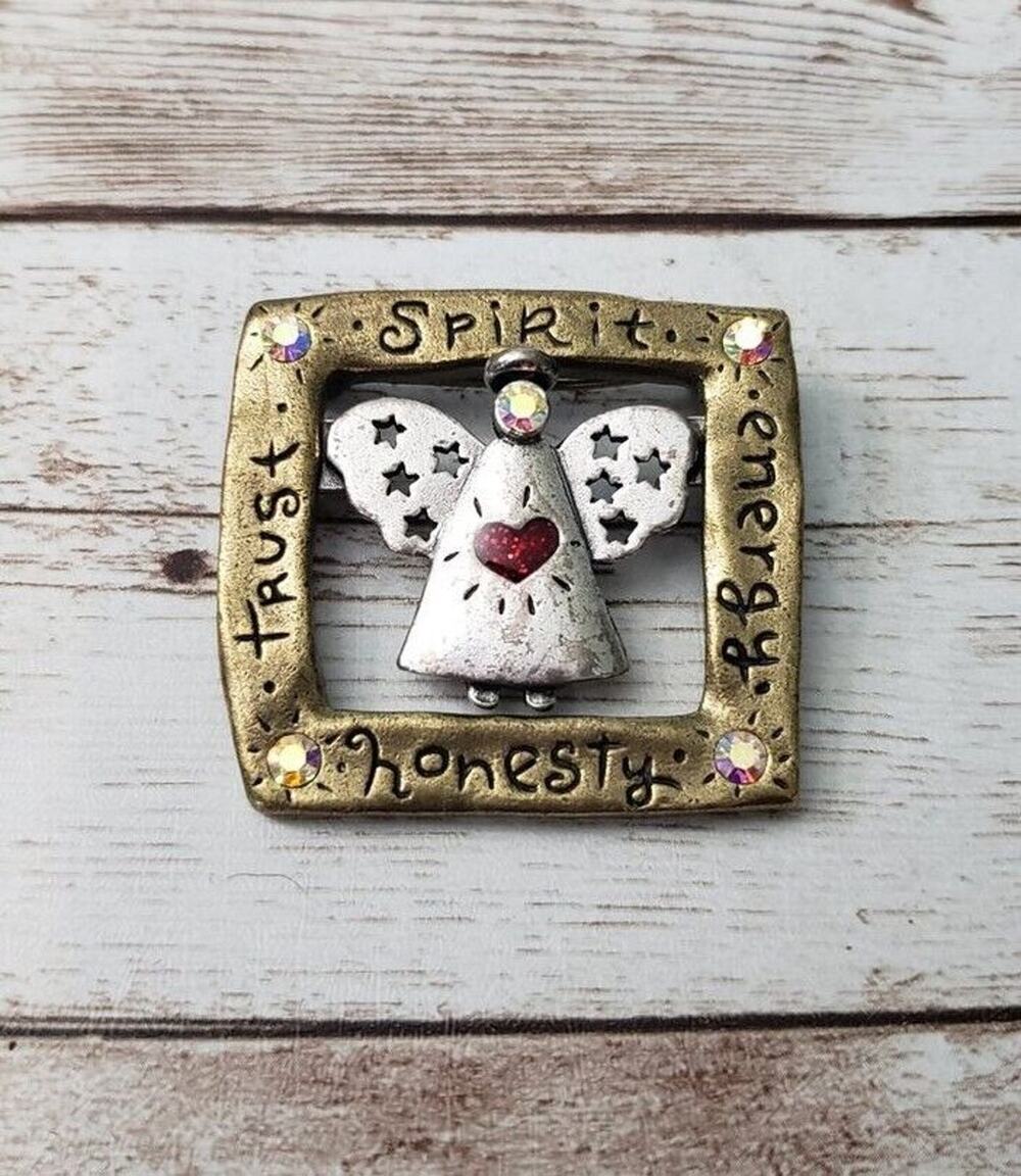 Vintage AJMC Brooch/Pin - Angel - *Needs Repair Doesn't Open*